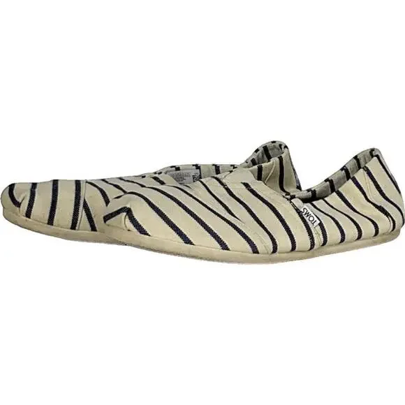 TOMS Classic Canvas Slip-Ons (12, EUC) - Picture 1 of 3